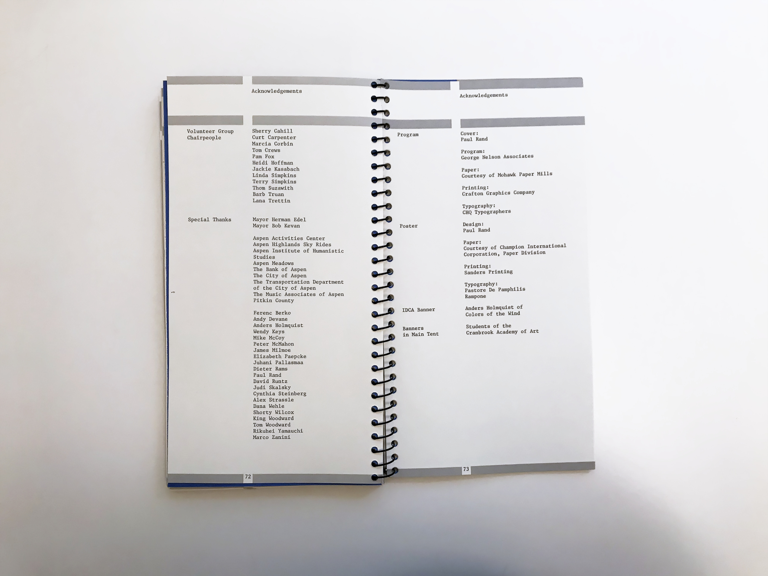 International Design Conference, Aspen Paul Rand Modernist Master